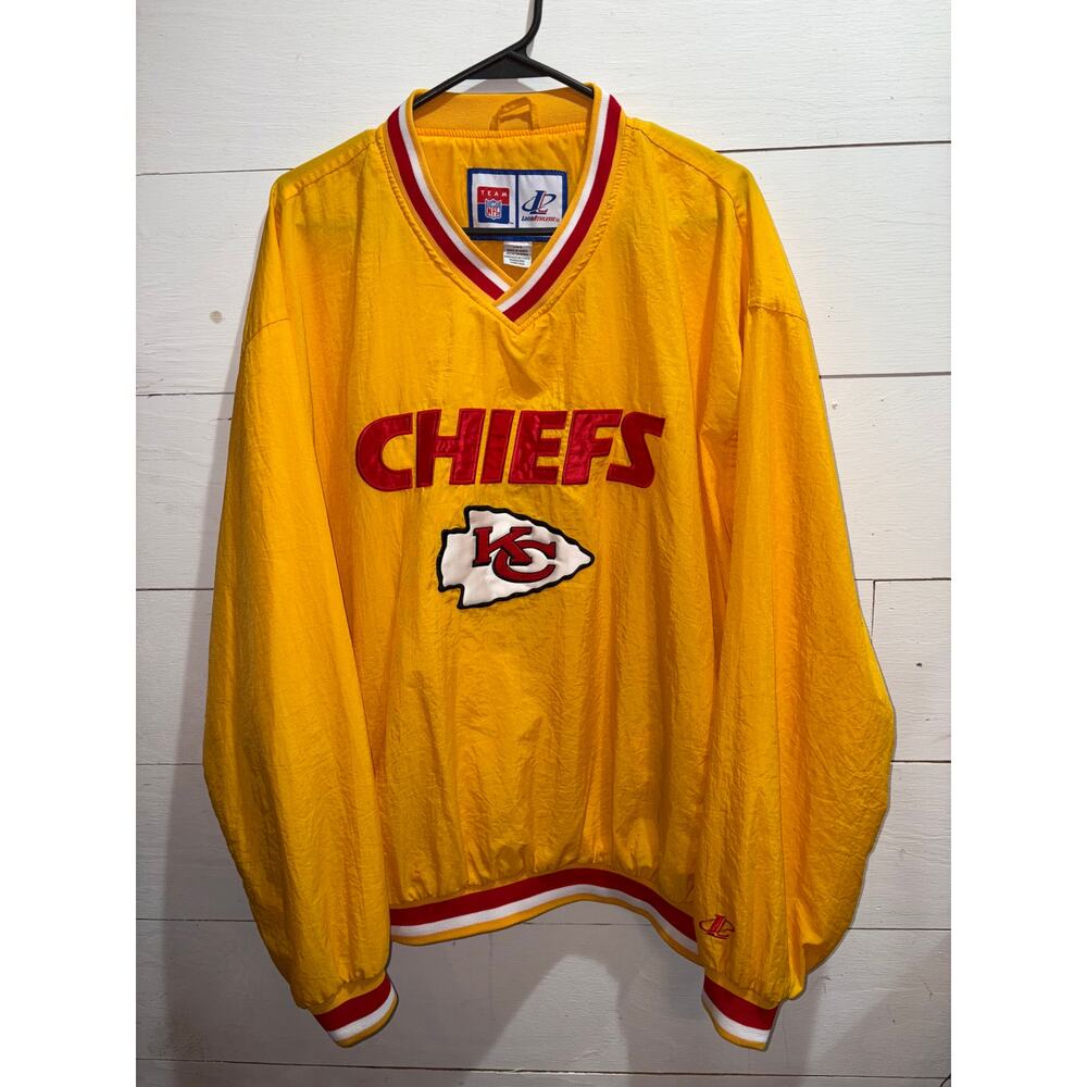 Vintage Kansas City Chiefs Logo Athletic Pullover size Large